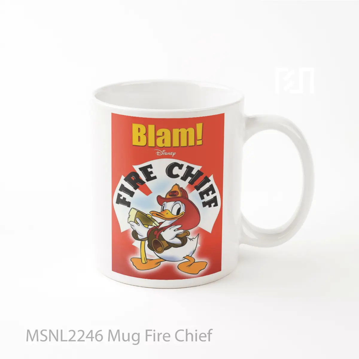 Mug Fire Chief Gelas Keramik Tema Film MSNL2246