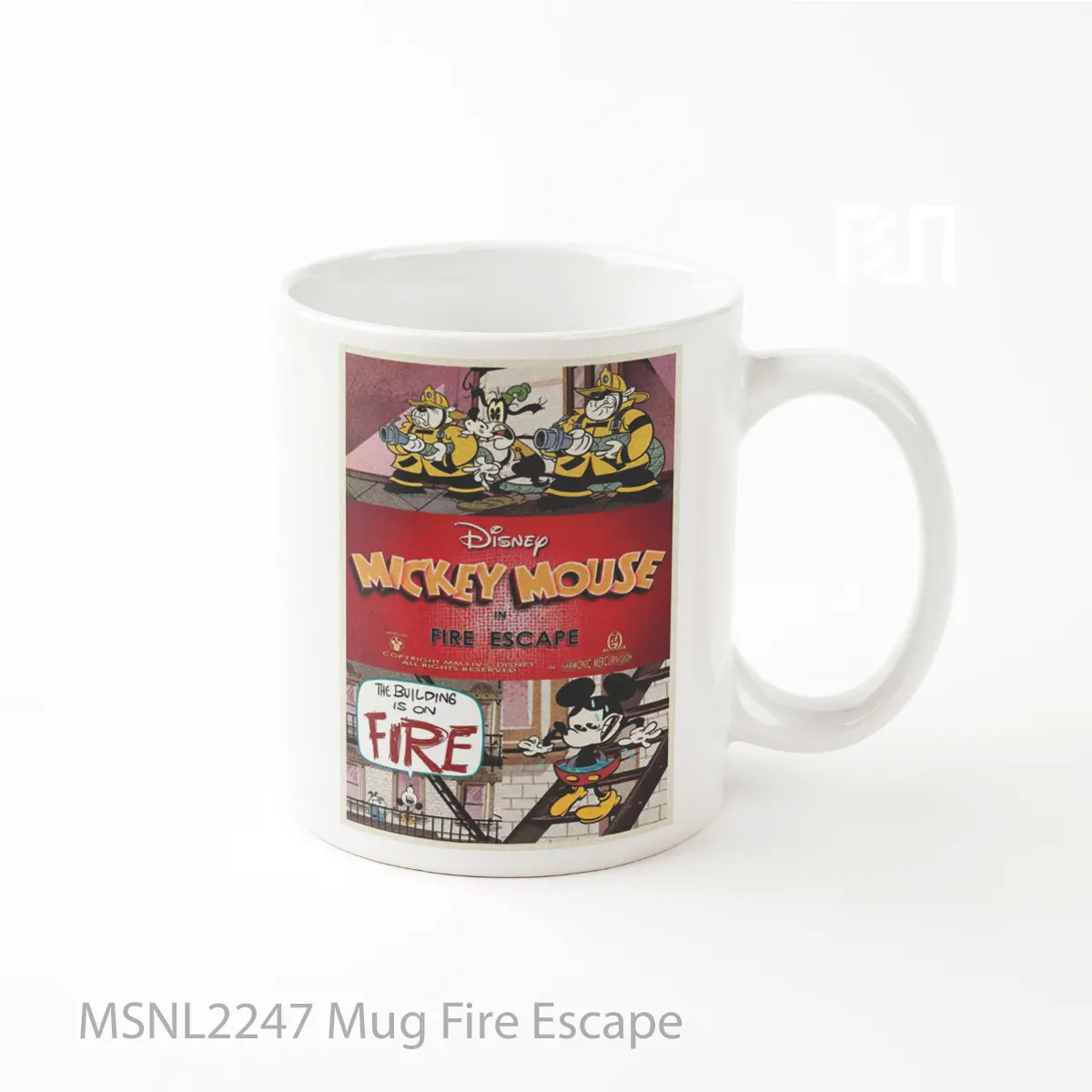 Mug Fire Escape Gelas Keramik Tema Film MSNL2247