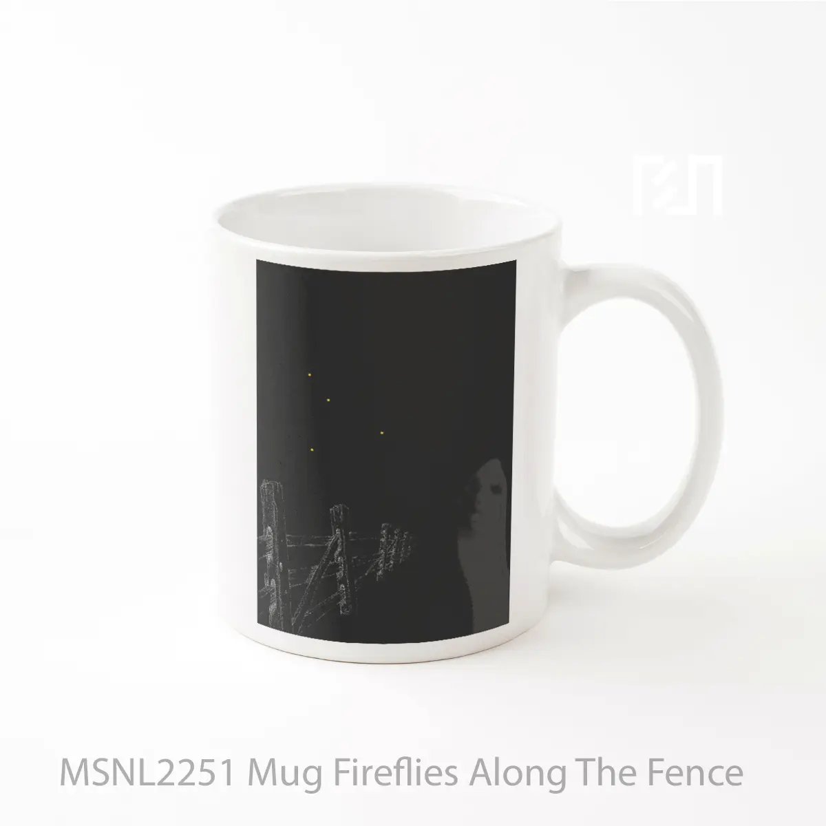 Mug Fireflies Along The Fence Gelas Keramik Tema Film MSNL2251