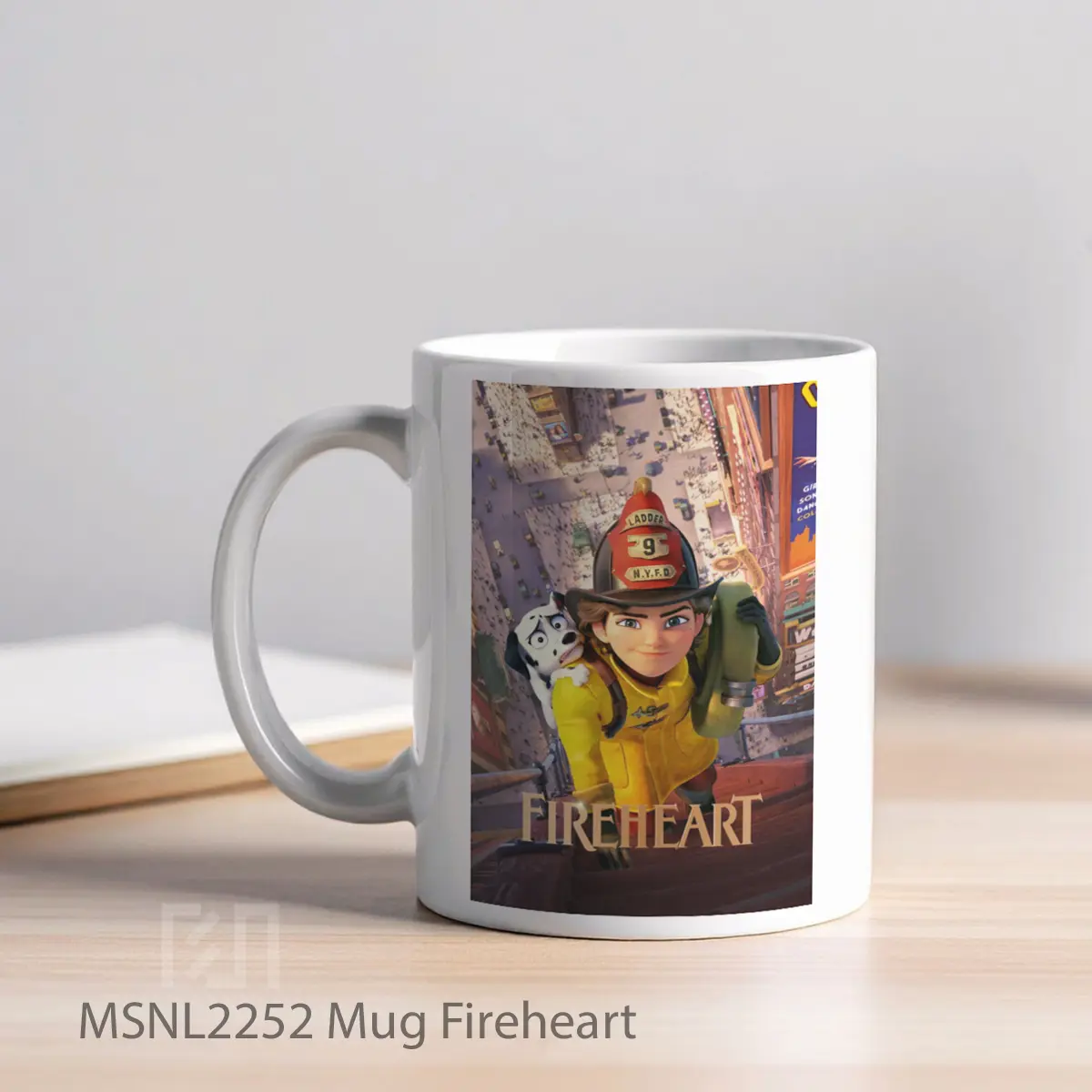 Mug Fireheart Gelas Keramik Tema Film MSNL2252 - Tampak Kiri