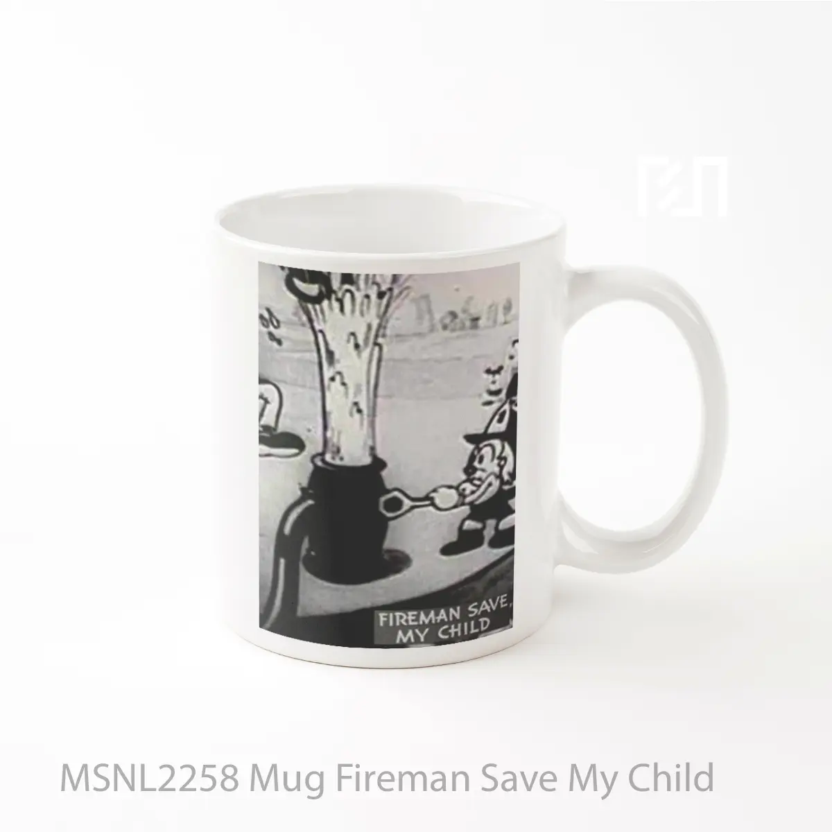 Mug Fireman Save My Child Gelas Keramik Tema Film MSNL2258