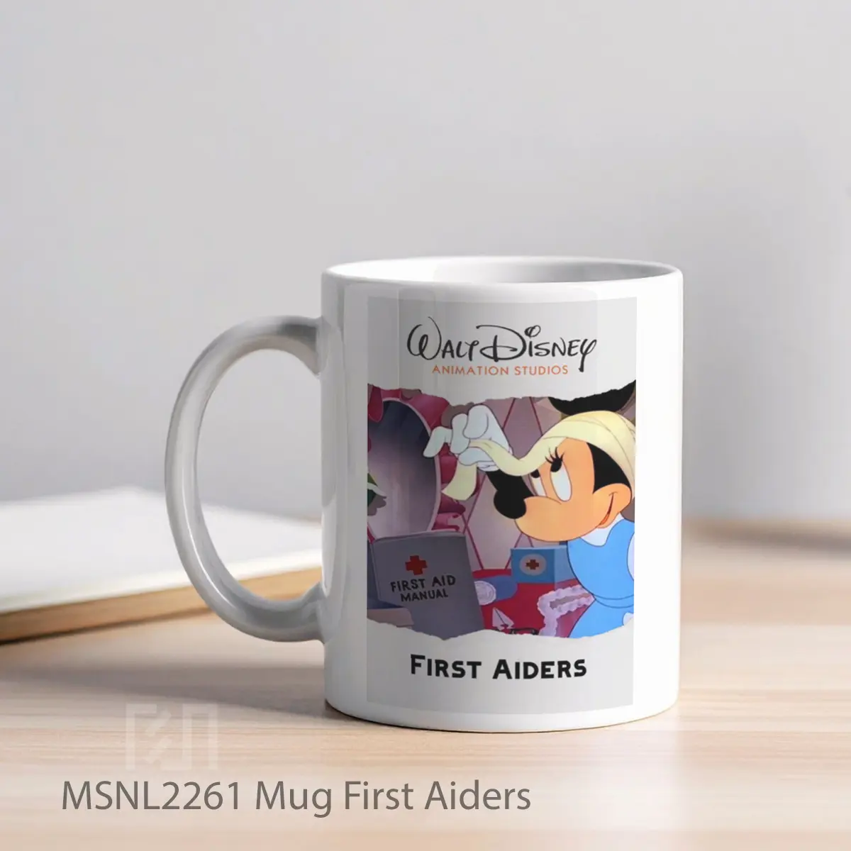 Mug First Aiders Gelas Keramik Tema Film MSNL2261 - Tampak Kiri