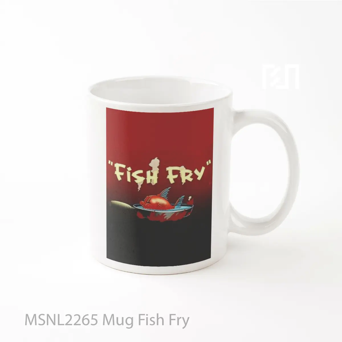 Mug Fish Fry Gelas Keramik Tema Film MSNL2265