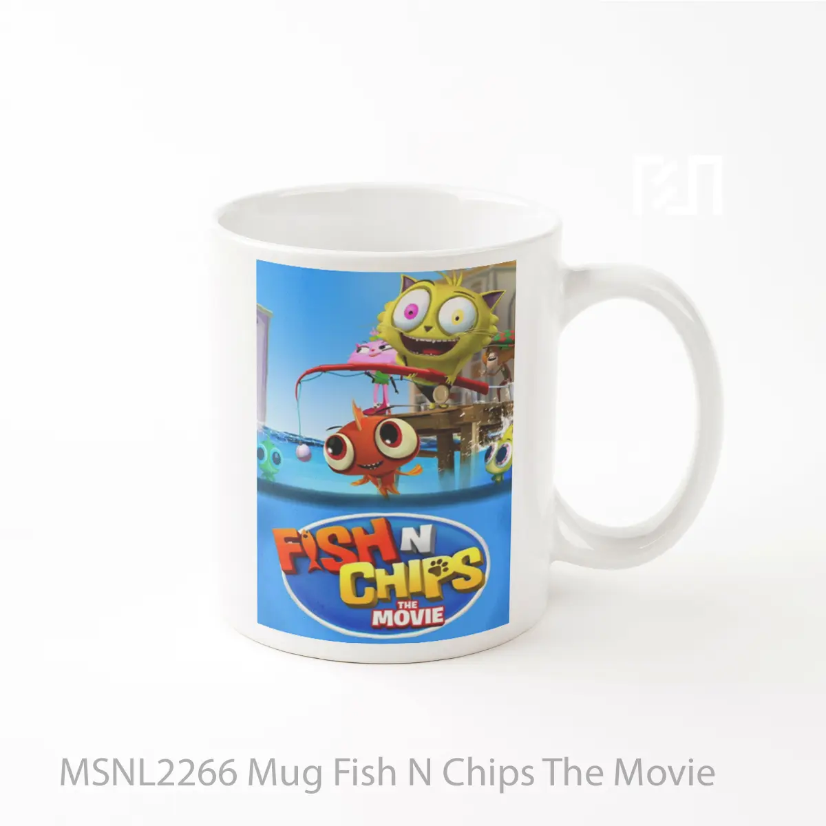 Mug Fish N Chips The Movie Gelas Keramik Tema Film MSNL2266