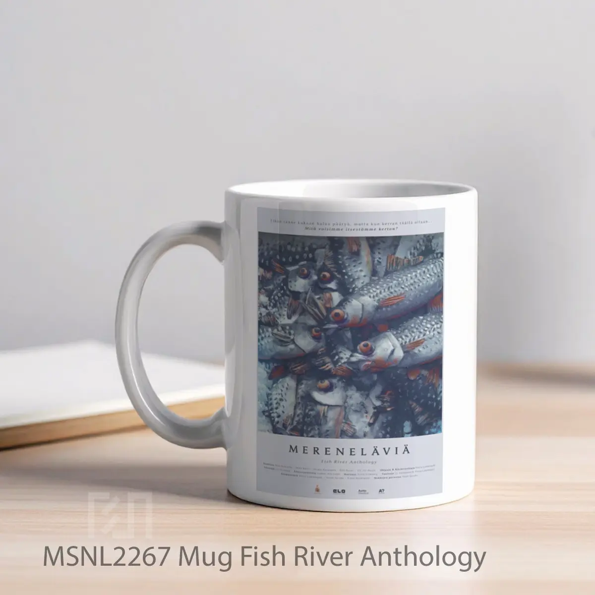 Mug Fish River Anthology Gelas Keramik Tema Film MSNL2267 - Tampak Kiri