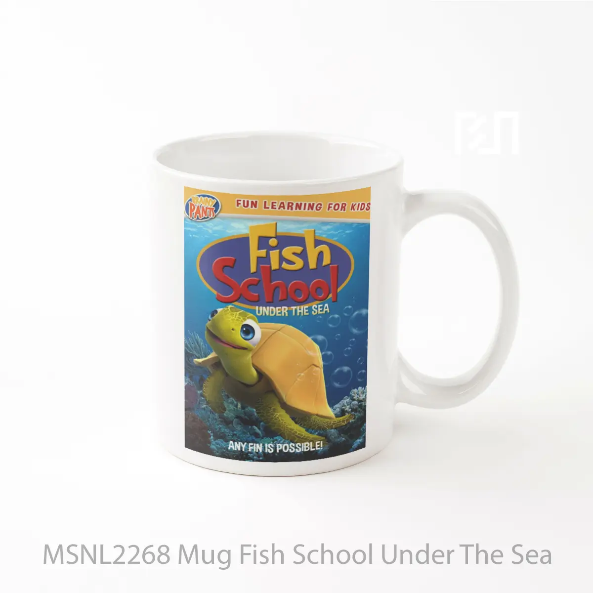 Mug Fish School Under The Sea Gelas Keramik Tema Film MSNL2268