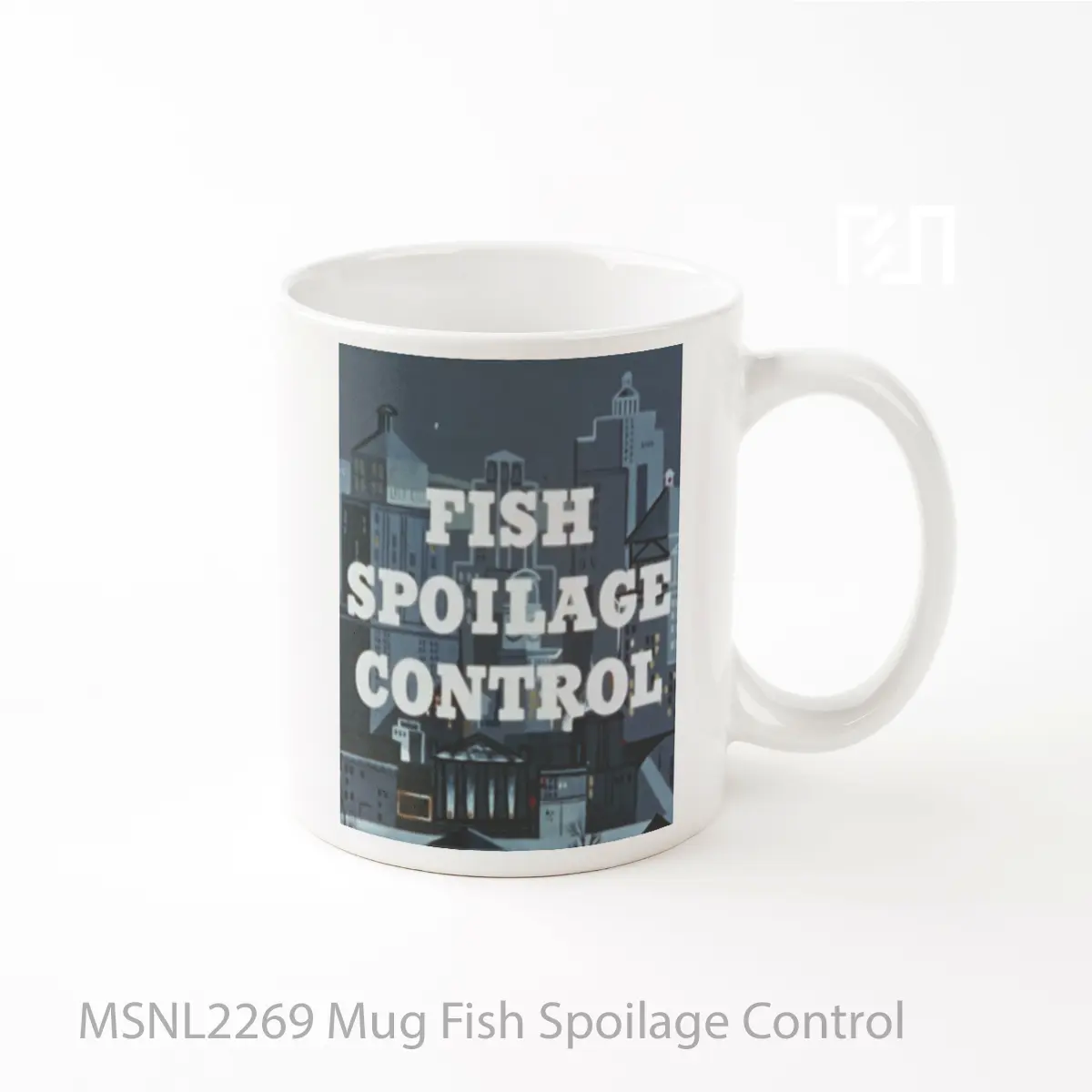 Mug Fish Spoilage Control Gelas Keramik Tema Film MSNL2269