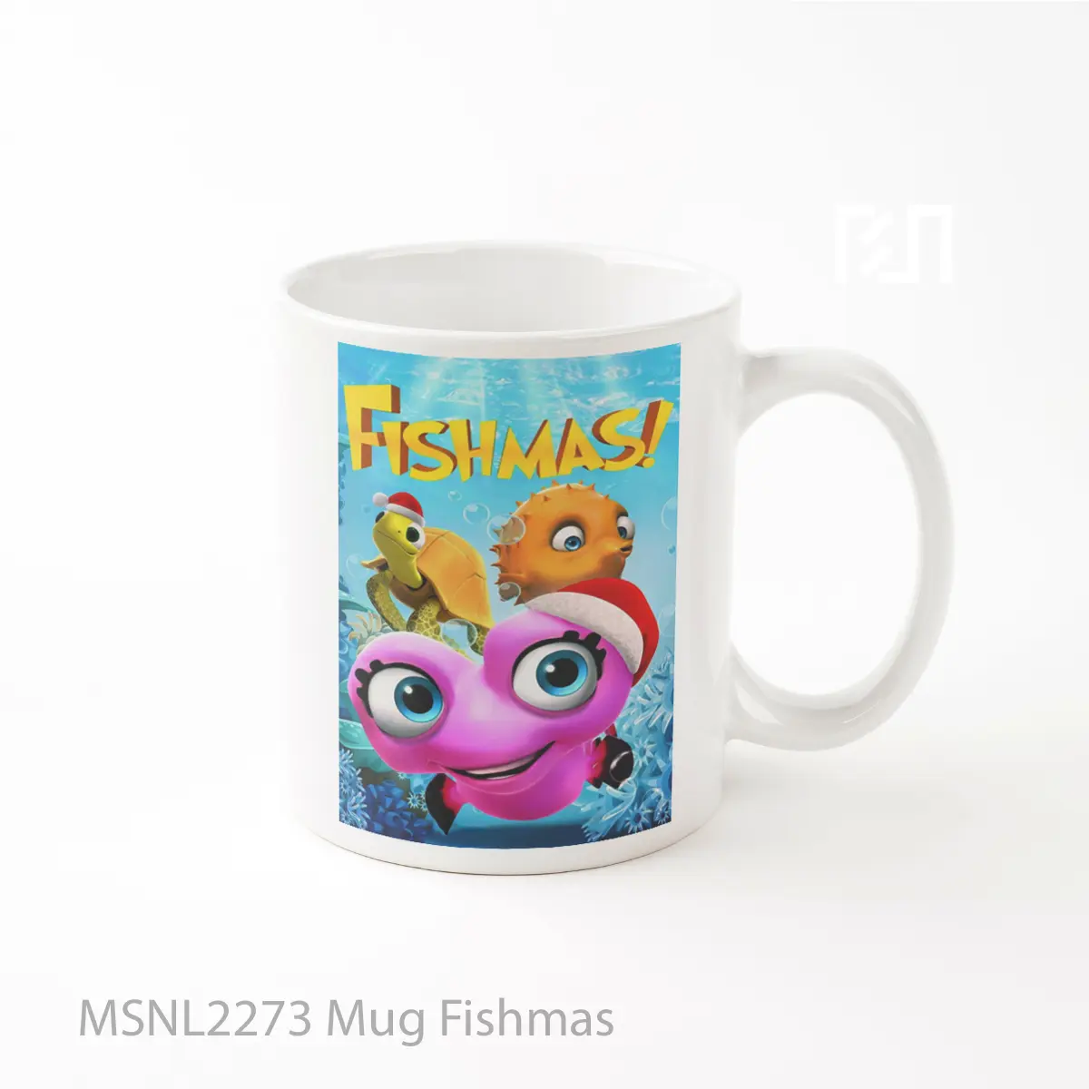 Mug Fishmas Gelas Keramik Tema Film MSNL2273