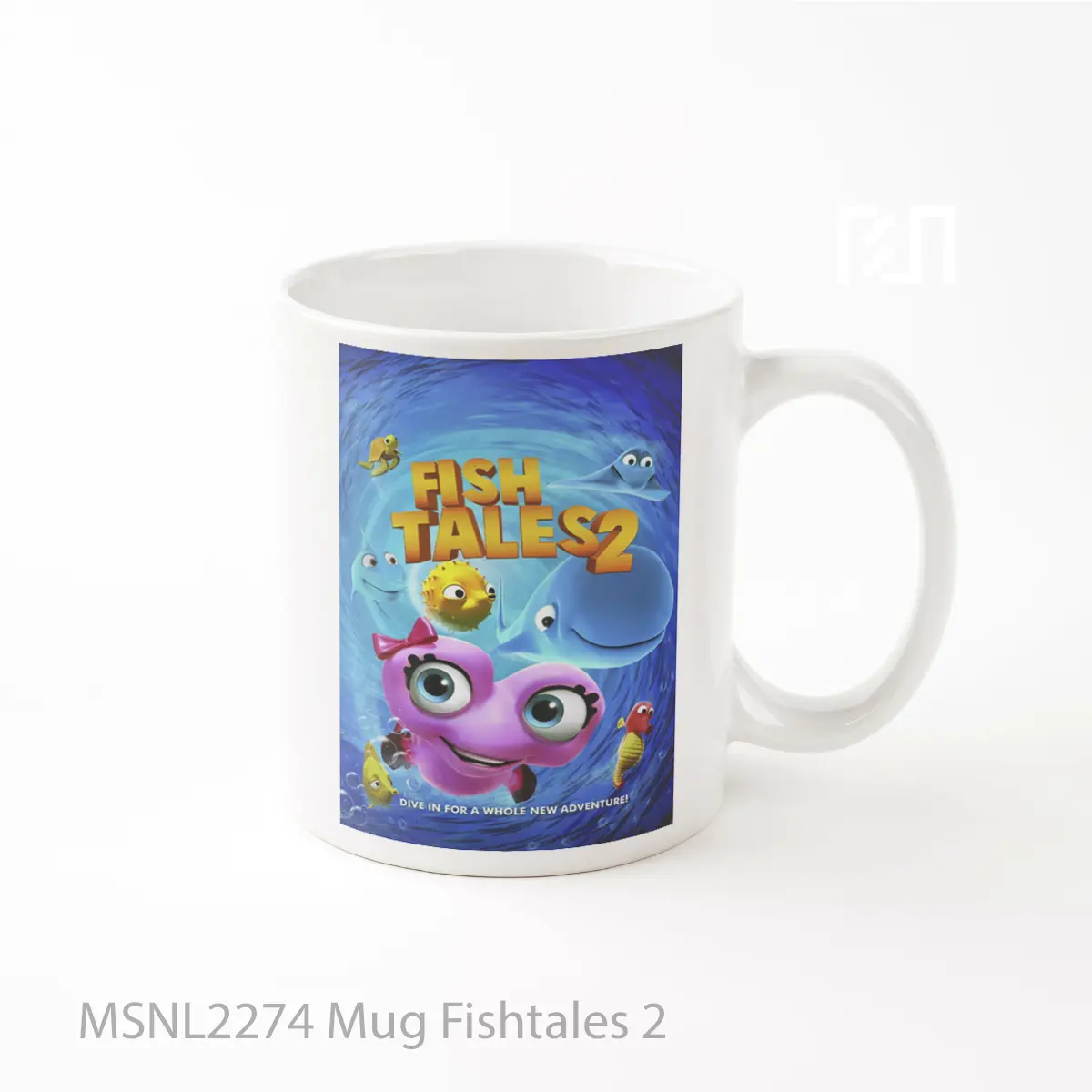 Mug Fishtales 2 Gelas Keramik Tema Film MSNL2274
