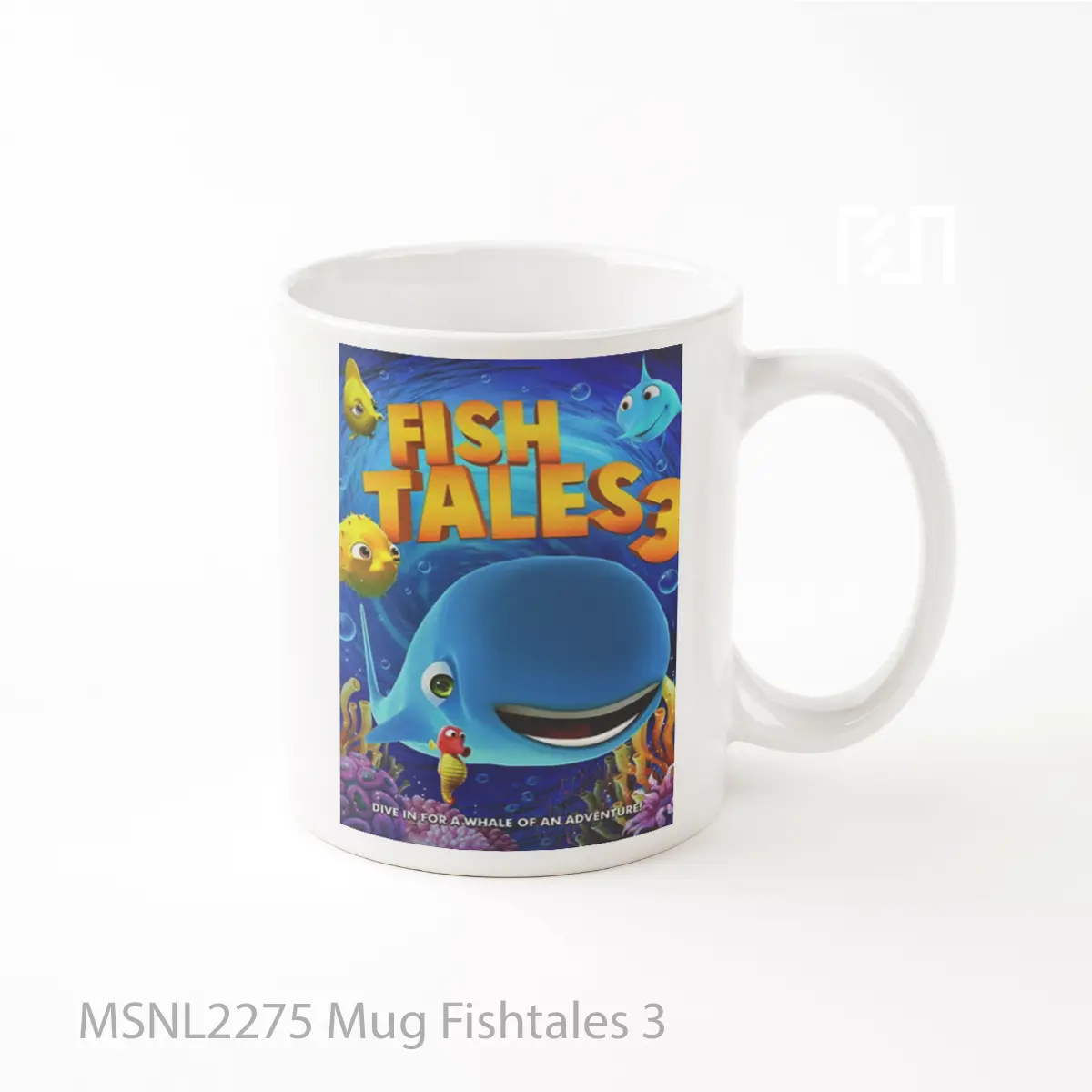 Mug Fishtales 3 Gelas Keramik Tema Film MSNL2275