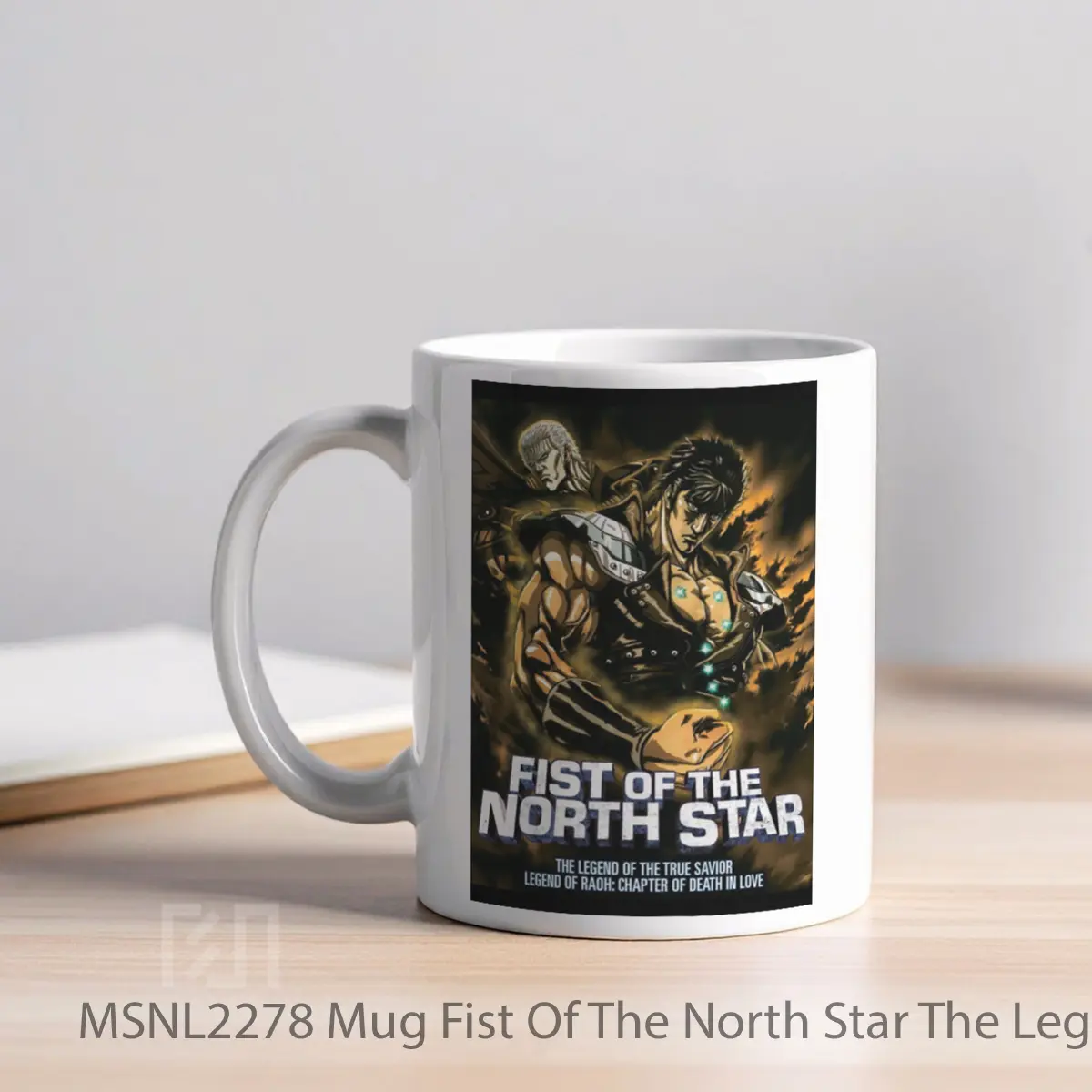 Mug Fist Of The North Star The Legend Of The True Savior Legend Of Raoh Chapter Of Death In Love Gelas Keramik Tema Film MSNL2278 - Tampak Kiri