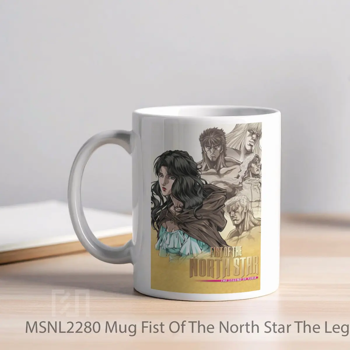 Mug Fist Of The North Star The Legend Of Yuria Gelas Keramik Tema Film MSNL2280 - Tampak Kiri
