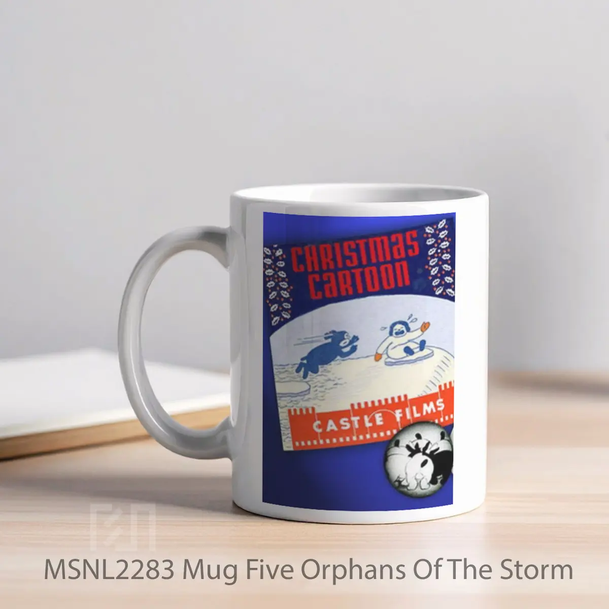 Mug Five Orphans Of The Storm Gelas Keramik Tema Film MSNL2283 - Tampak Kiri