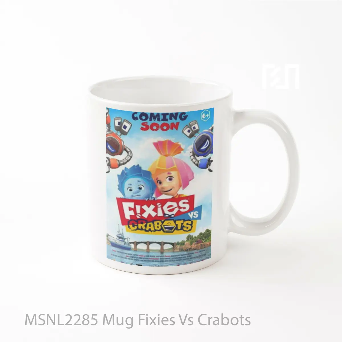 Mug Fixies Vs Crabots Gelas Keramik Tema Film MSNL2285
