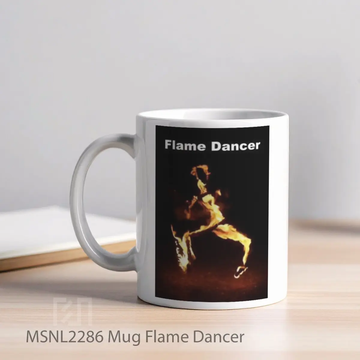 Mug Flame Dancer Gelas Keramik Tema Film MSNL2286 - Tampak Kiri