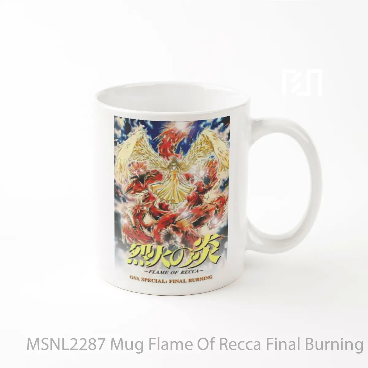 Mug Flame Of Recca Final Burning Gelas Keramik Tema Film MSNL2287