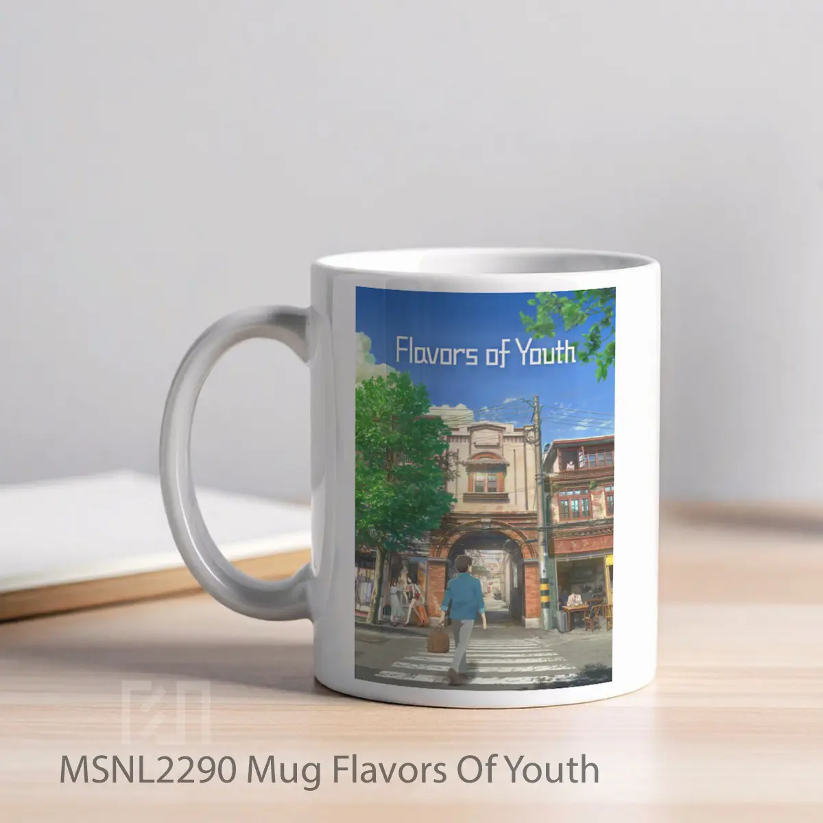 Mug Flavors Of Youth Gelas Keramik Tema Film MSNL2290 - Tampak Kiri