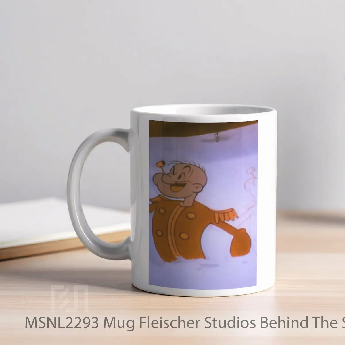 Mug Fleischer Studios Behind The Scenes Gelas Keramik Tema Film MSNL2293 - Tampak Kiri