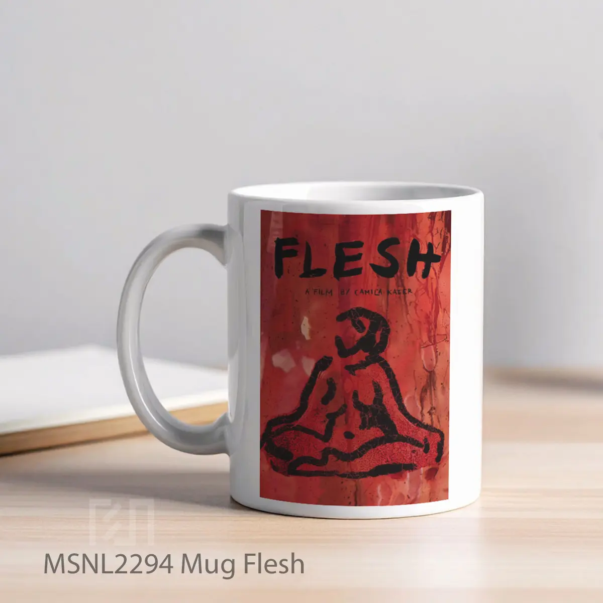 Mug Flesh Gelas Keramik Tema Film MSNL2294 - Tampak Kiri
