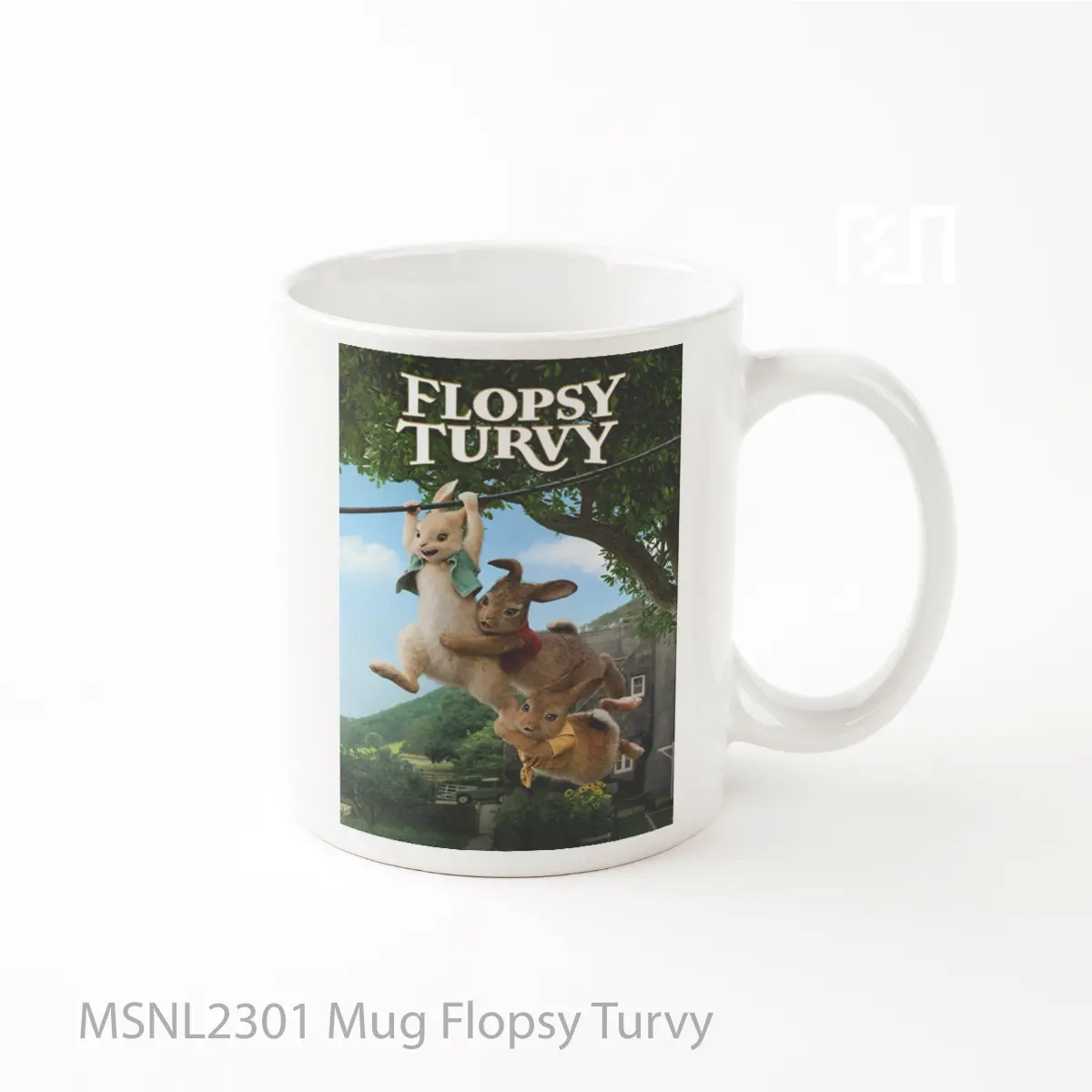 Mug Flopsy Turvy Gelas Keramik Tema Film MSNL2301