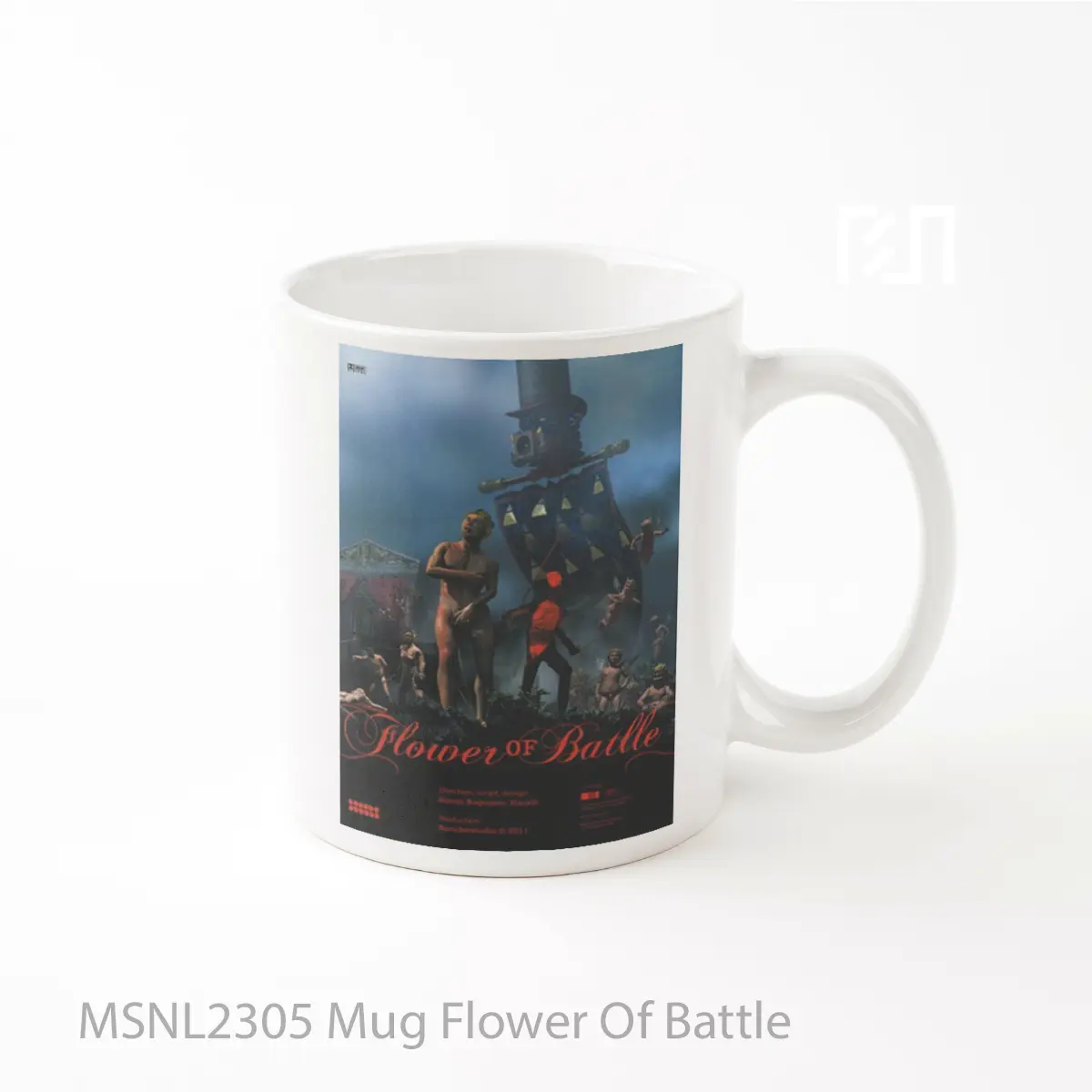 Mug Flower Of Battle Gelas Keramik Tema Film MSNL2305