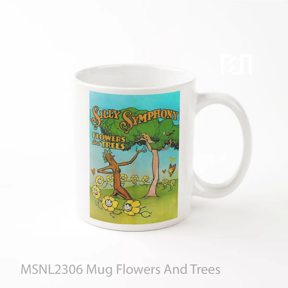 Mug Flowers And Trees Gelas Keramik Tema Film MSNL2306