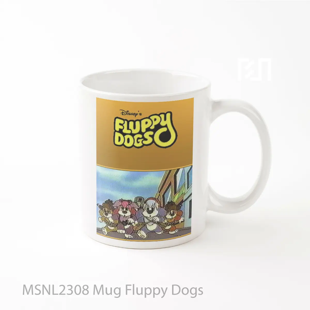 Mug Fluppy Dogs Gelas Keramik Tema Film MSNL2308