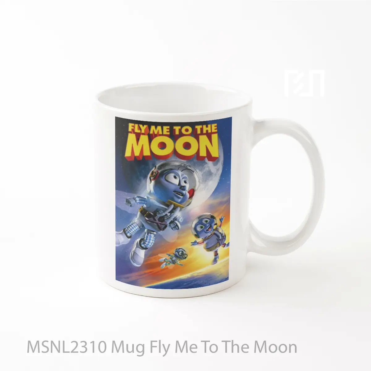 Mug Fly Me To The Moon Gelas Keramik Tema Film MSNL2310