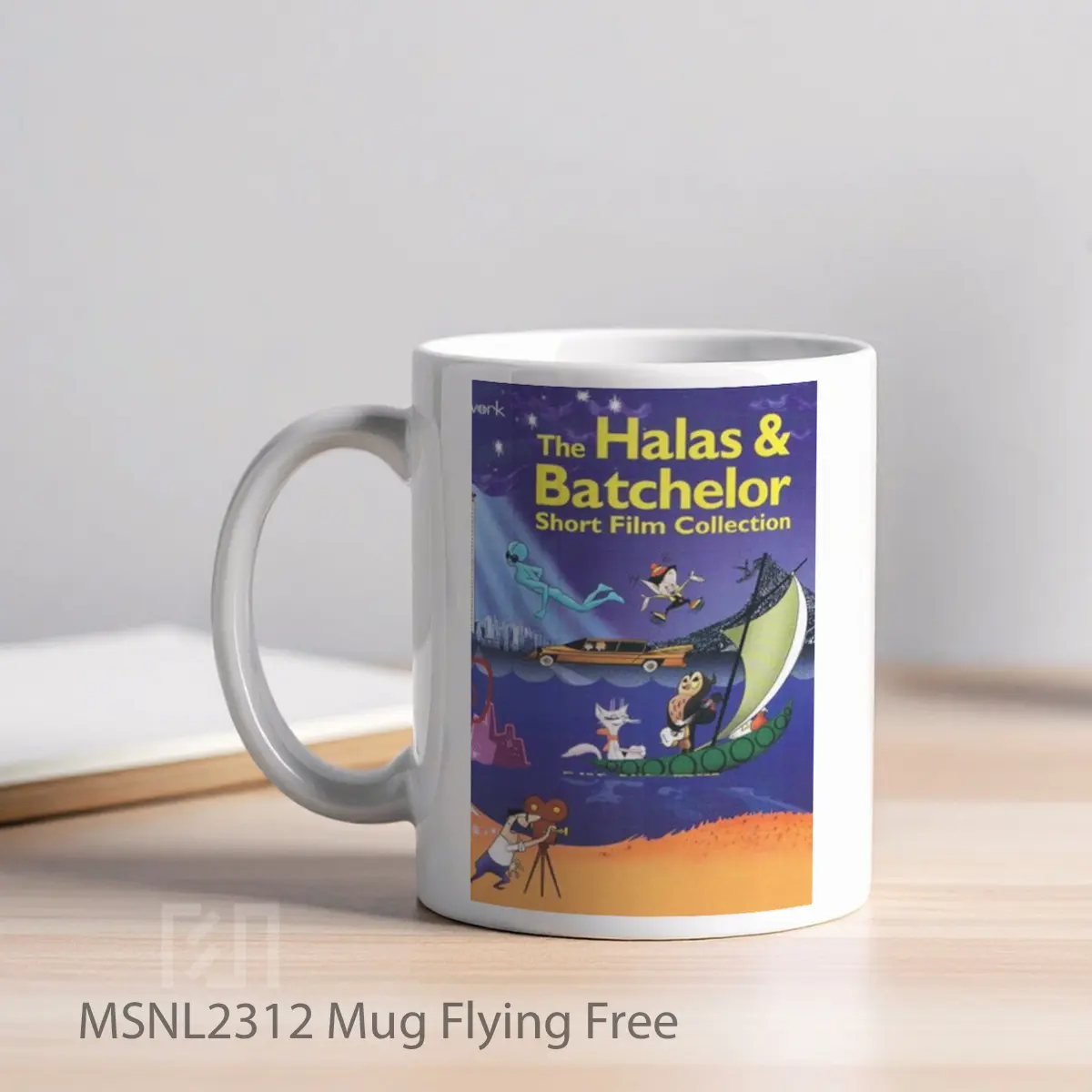 Mug Flying Free Gelas Keramik Tema Film MSNL2312 - Tampak Kiri