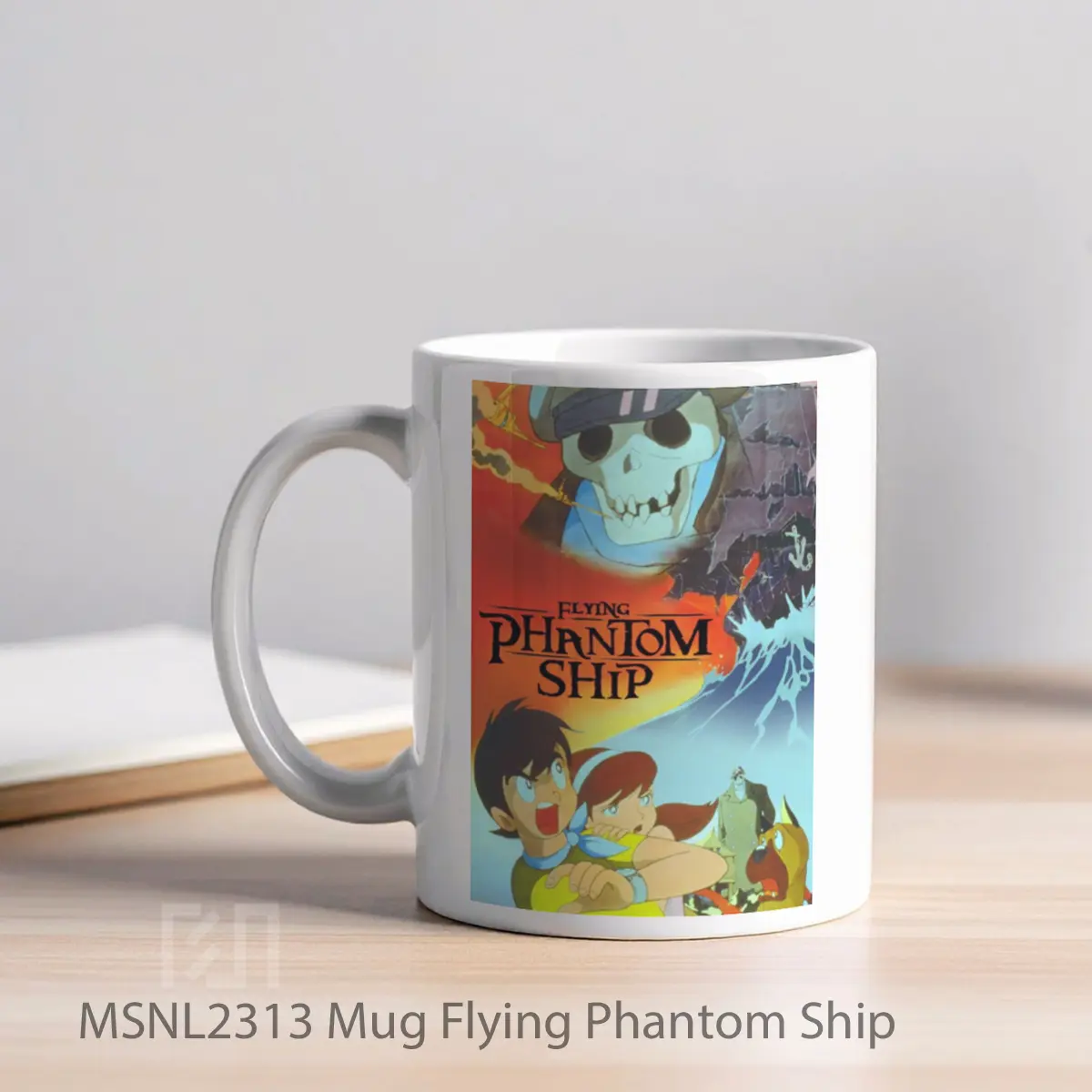 Mug Flying Phantom Ship Gelas Keramik Tema Film MSNL2313 - Tampak Kiri