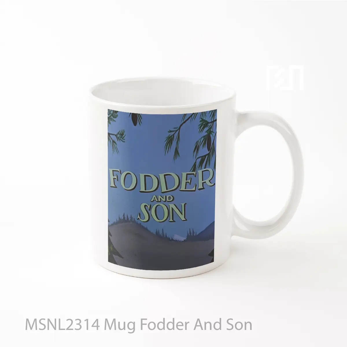 Mug Fodder And Son Gelas Keramik Tema Film MSNL2314