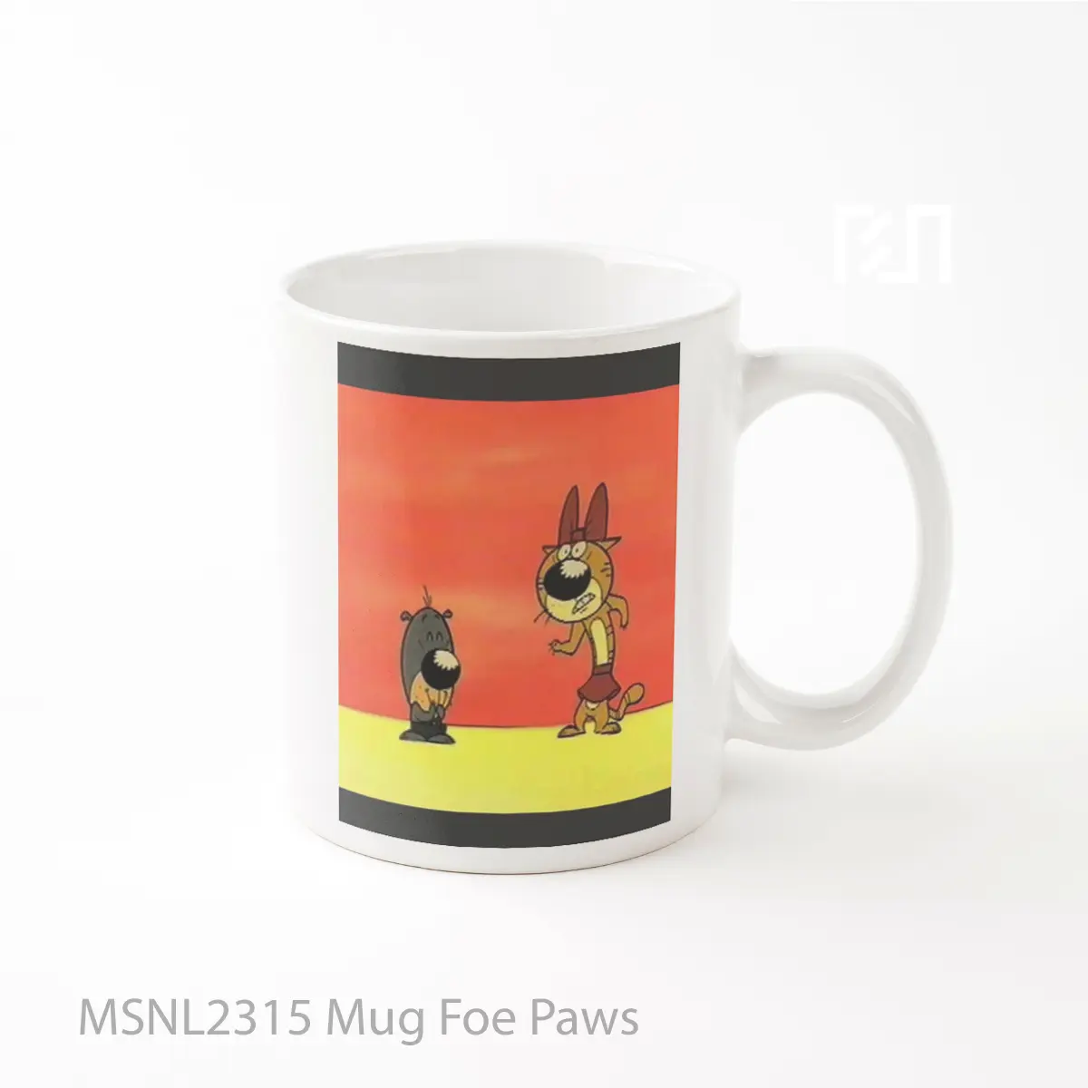 Mug Foe Paws Gelas Keramik Tema Film MSNL2315