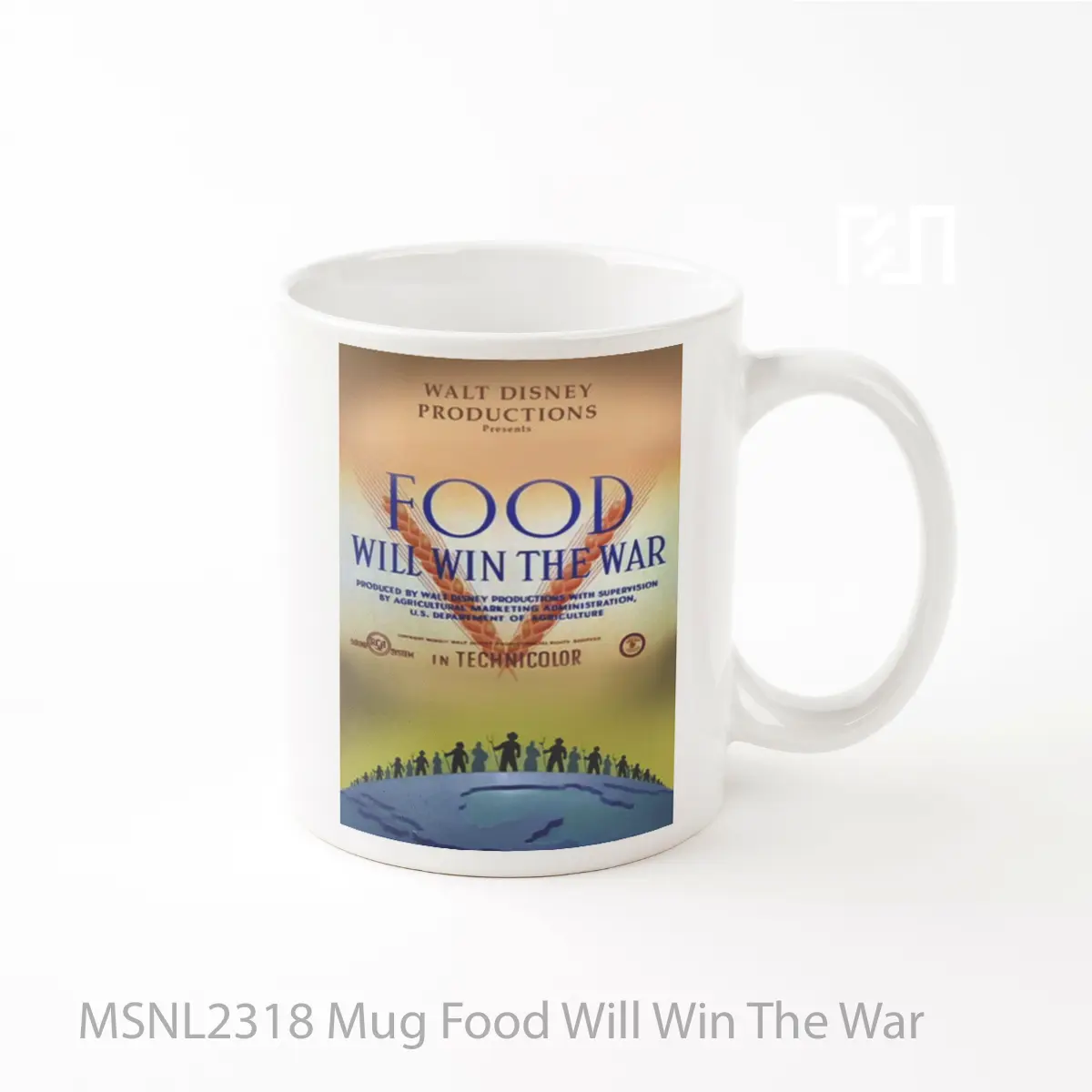 Mug Food Will Win The War Gelas Keramik Tema Film MSNL2318