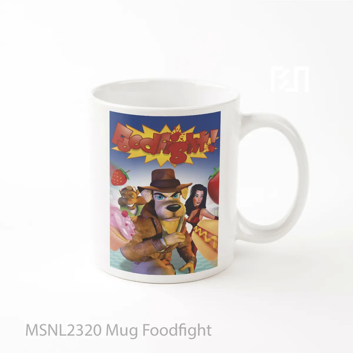 Mug Foodfight Gelas Keramik Tema Film MSNL2320
