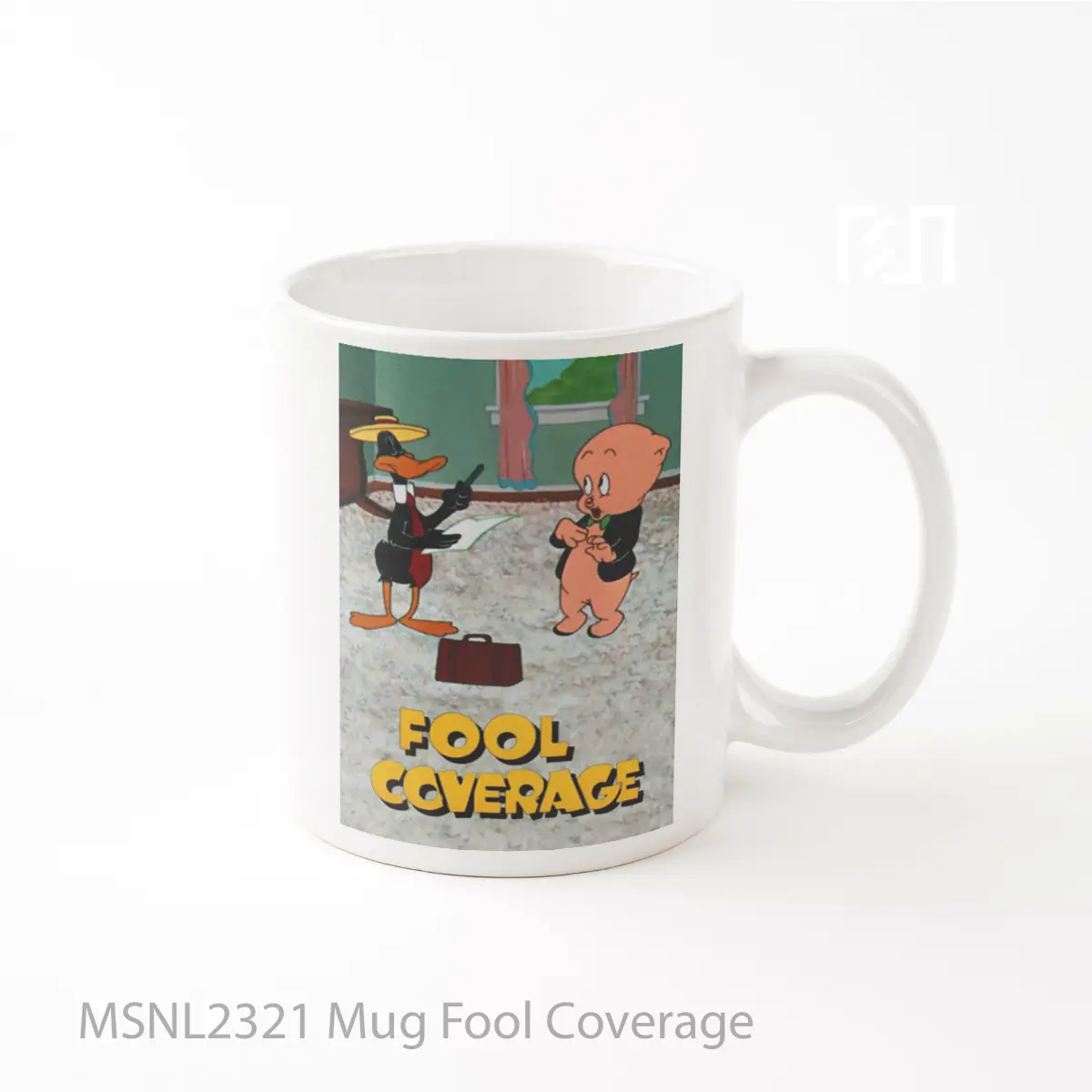 Mug Fool Coverage Gelas Keramik Tema Film MSNL2321
