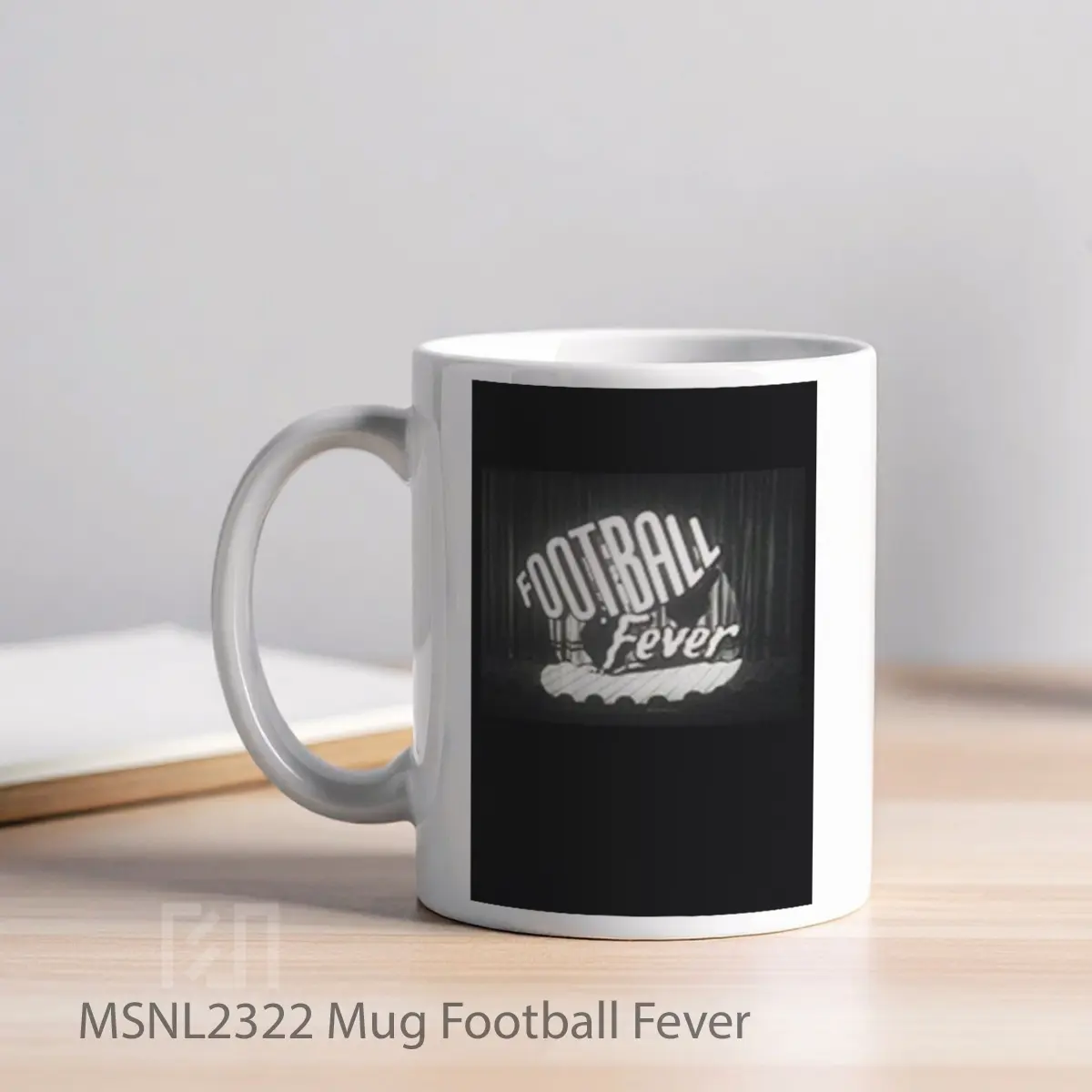 Mug Football Fever Gelas Keramik Tema Film MSNL2322 - Tampak Kiri