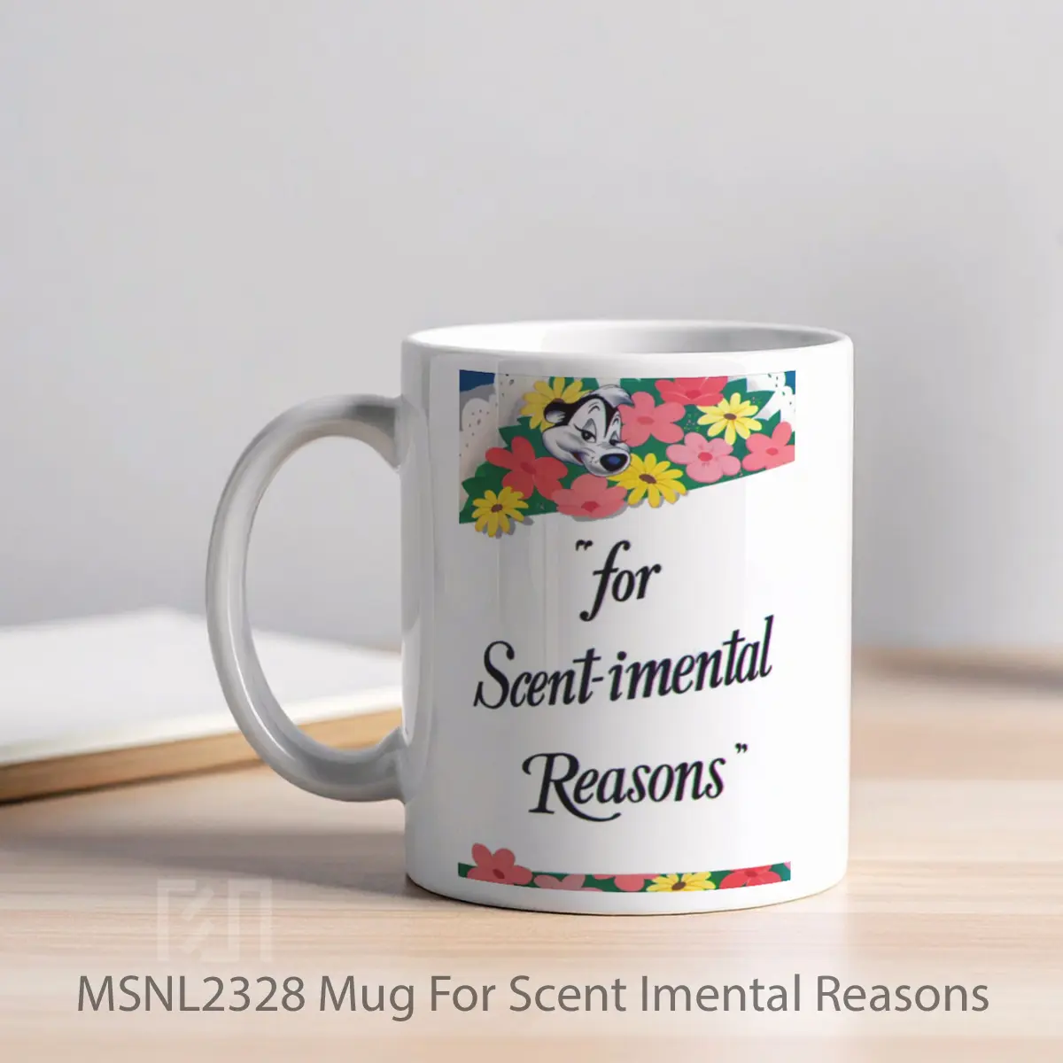 Mug For Scent Imental Reasons Gelas Keramik Tema Film MSNL2328 - Tampak Kiri