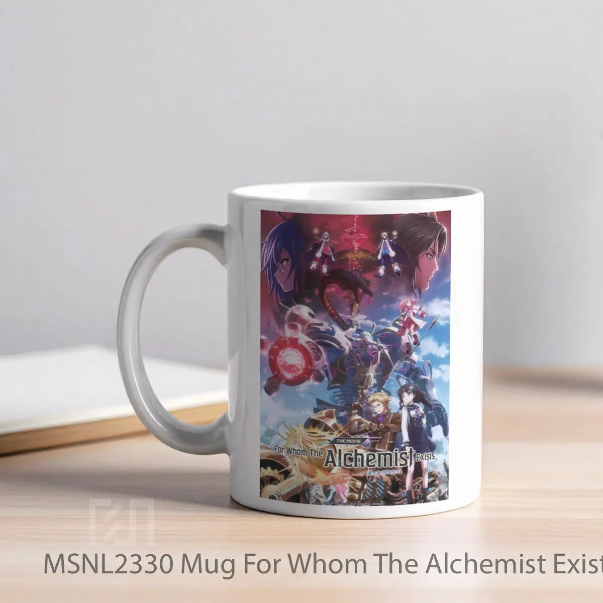 Mug For Whom The Alchemist Exists Gelas Keramik Tema Film MSNL2330 - Tampak Kiri