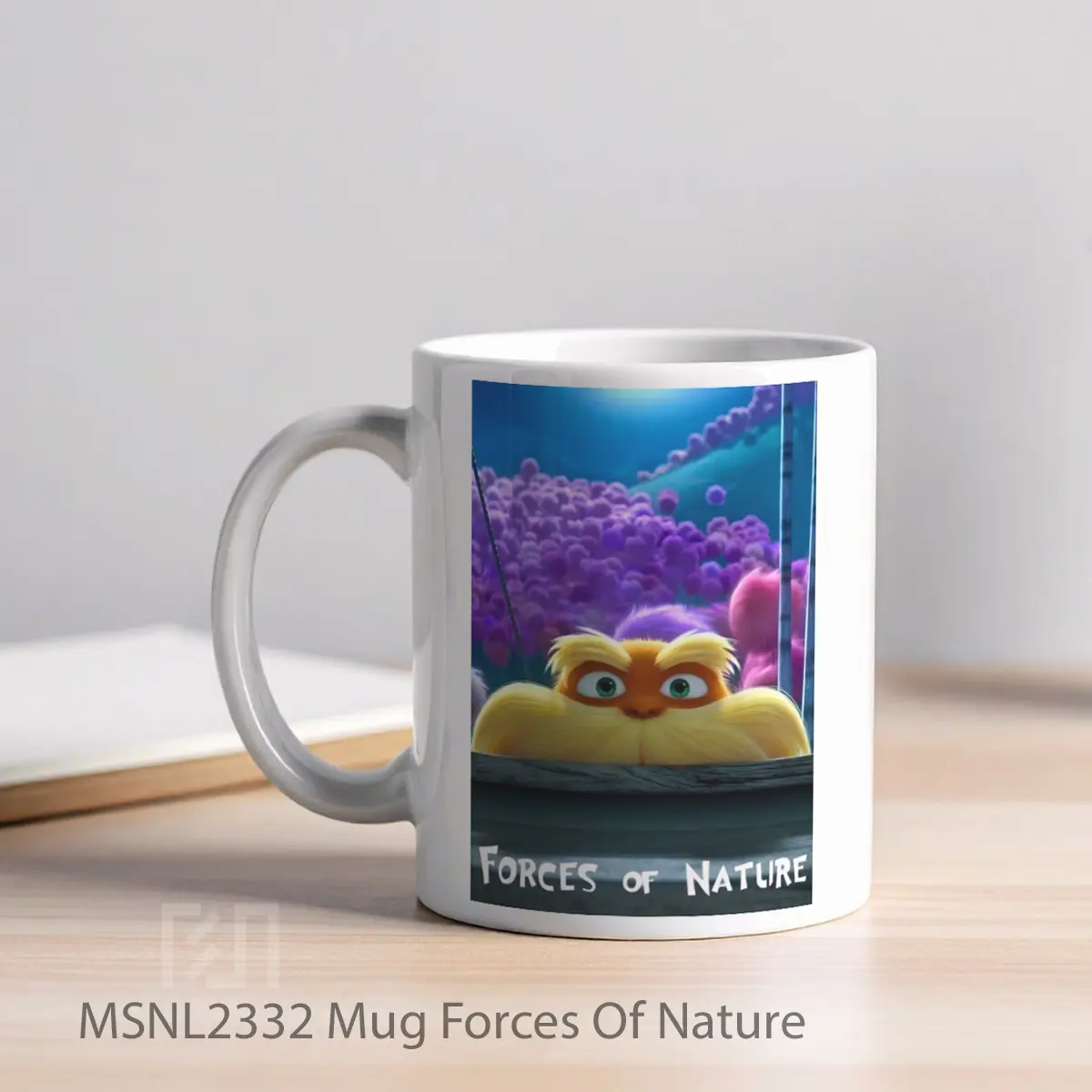 Mug Forces Of Nature Gelas Keramik Tema Film MSNL2332 - Tampak Kiri