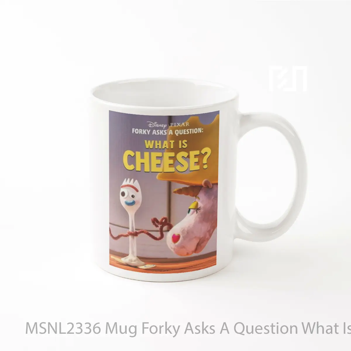 Mug Forky Asks A Question What Is Cheese Gelas Keramik Tema Film MSNL2336