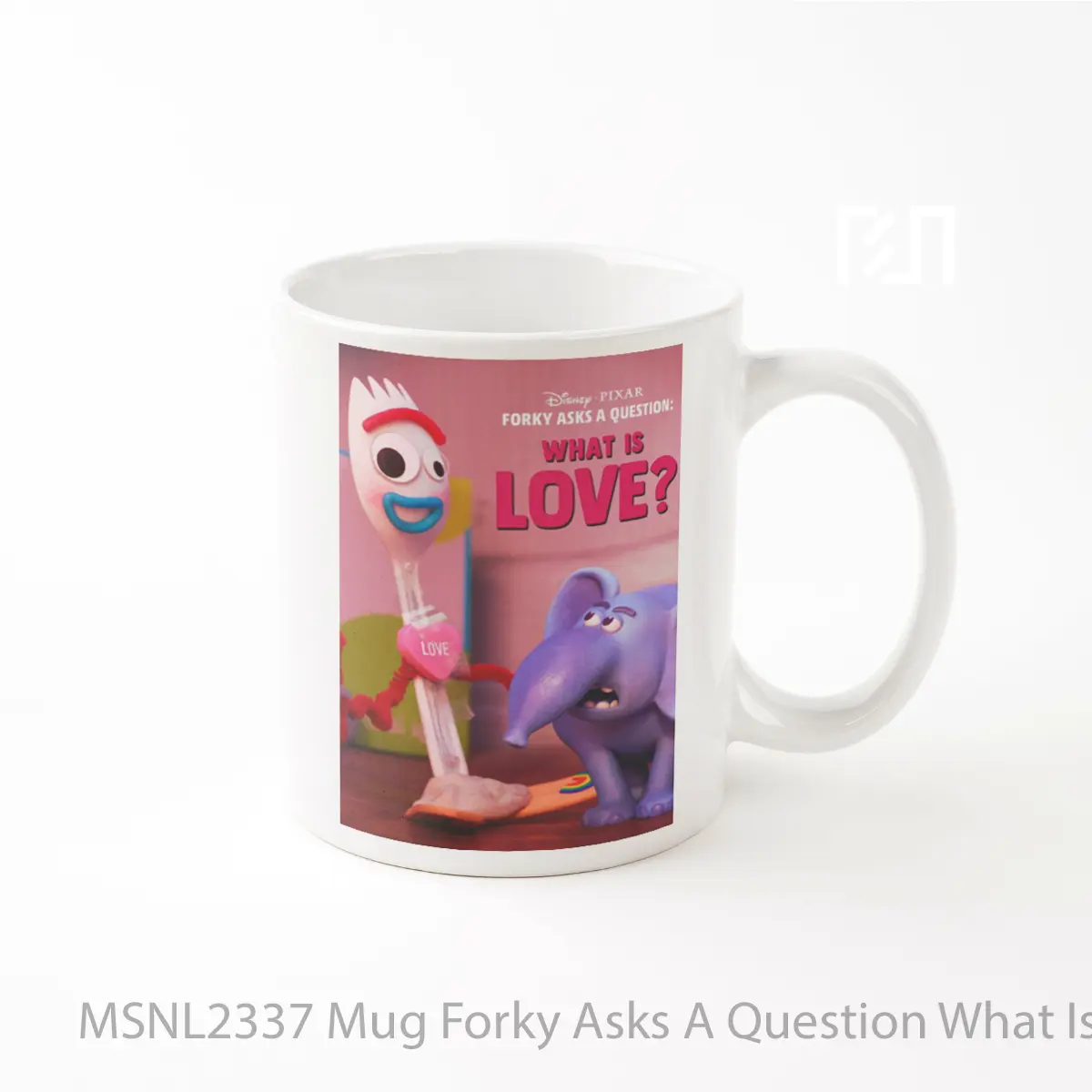 Mug Forky Asks A Question What Is Love Gelas Keramik Tema Film MSNL2337