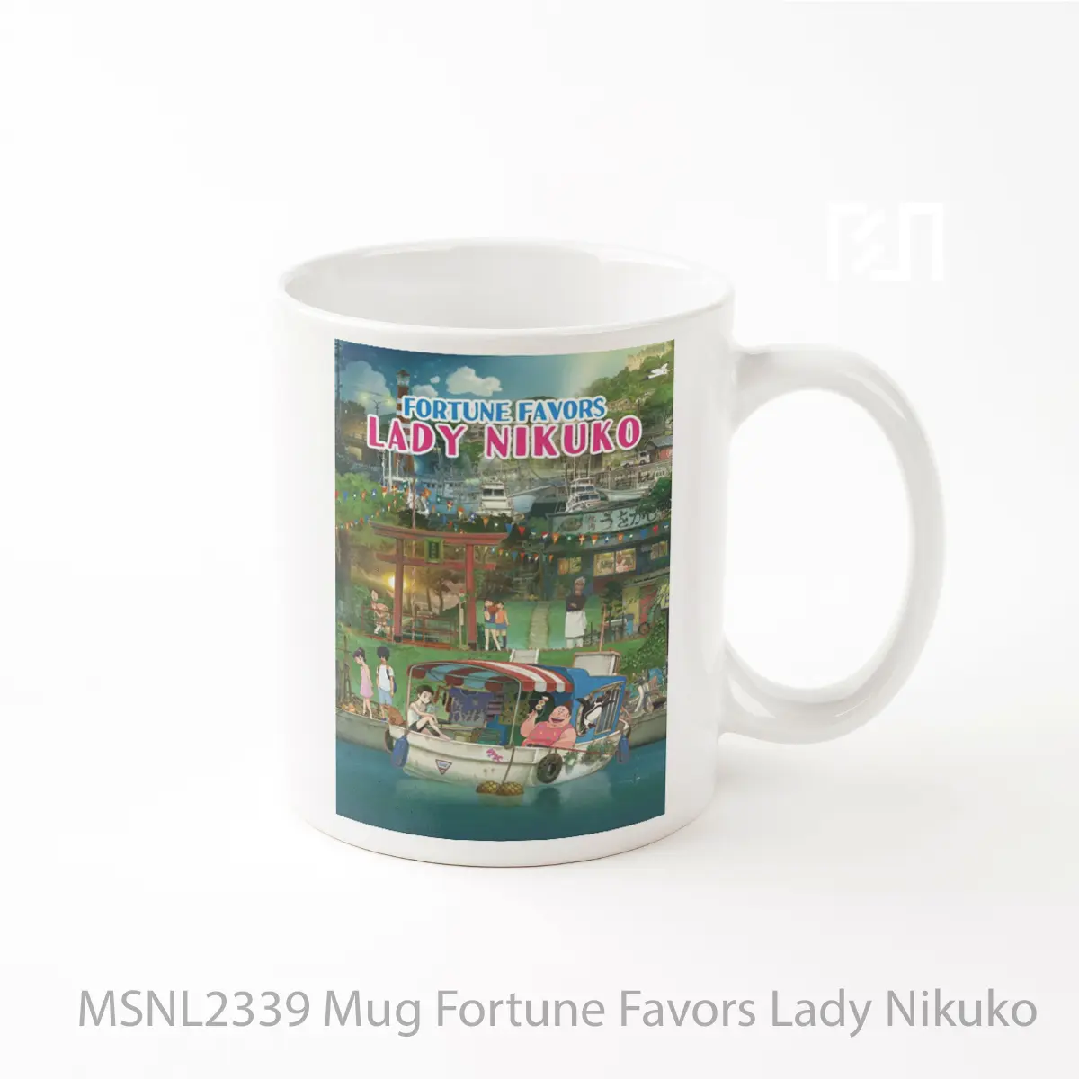 Mug Fortune Favors Lady Nikuko Gelas Keramik Tema Film MSNL2339