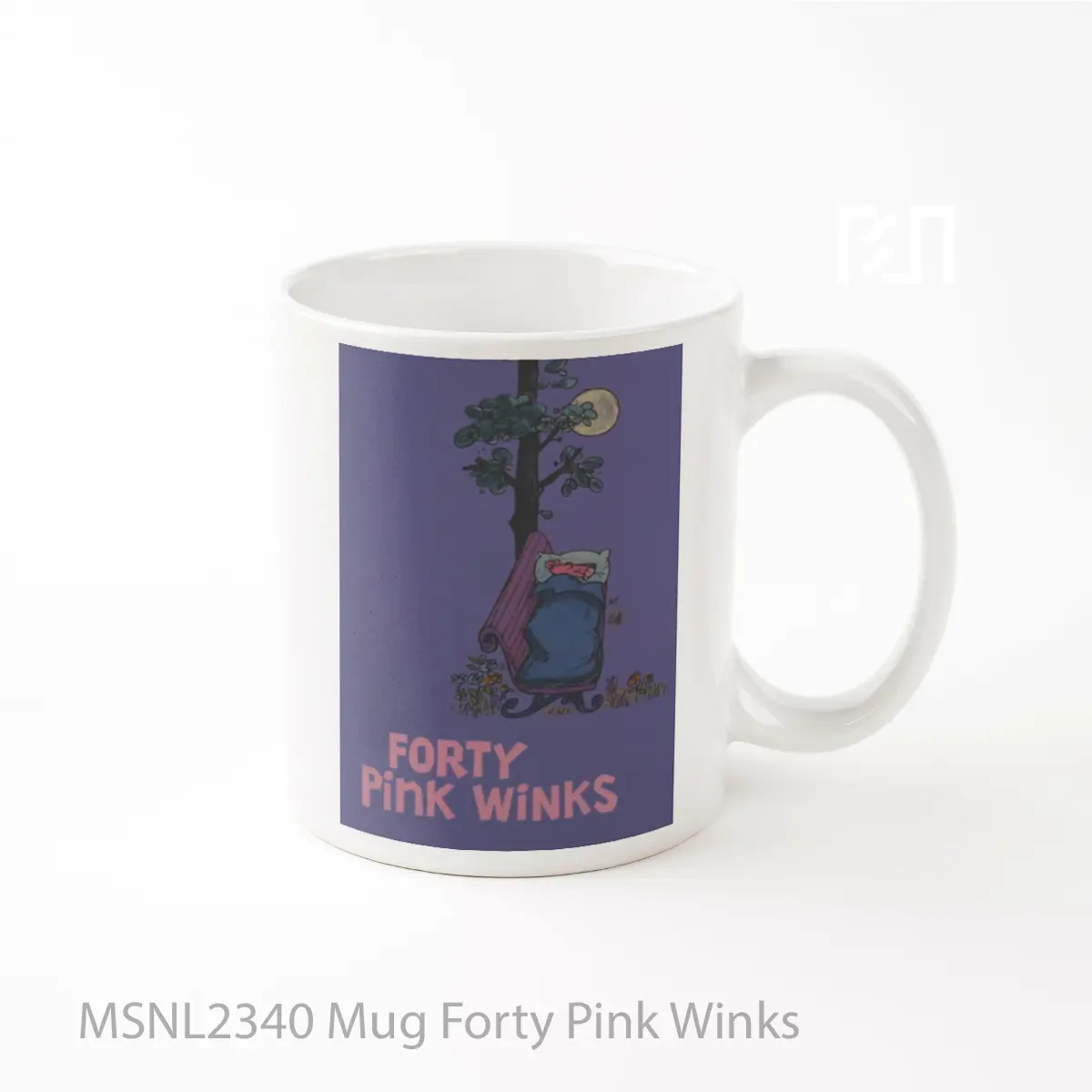 Mug Forty Pink Winks Gelas Keramik Tema Film MSNL2340