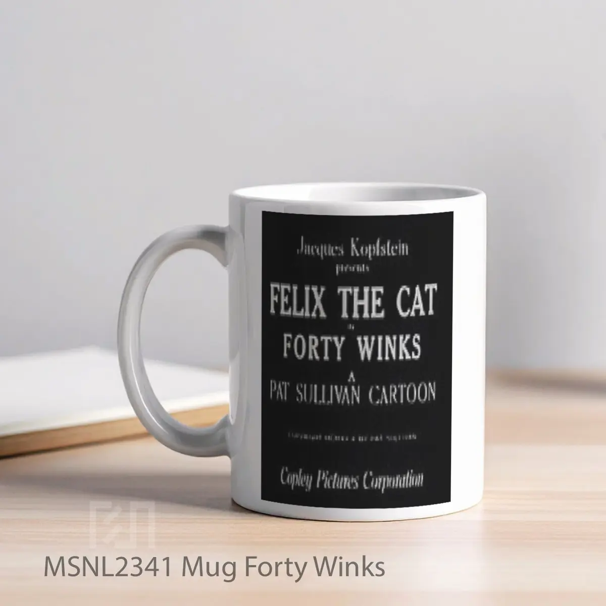 Mug Forty Winks Gelas Keramik Tema Film MSNL2341 - Tampak Kiri