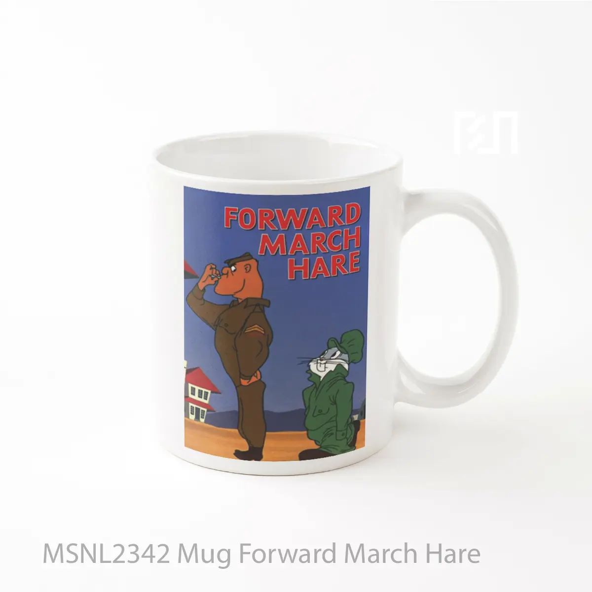 Mug Forward March Hare Gelas Keramik Tema Film MSNL2342