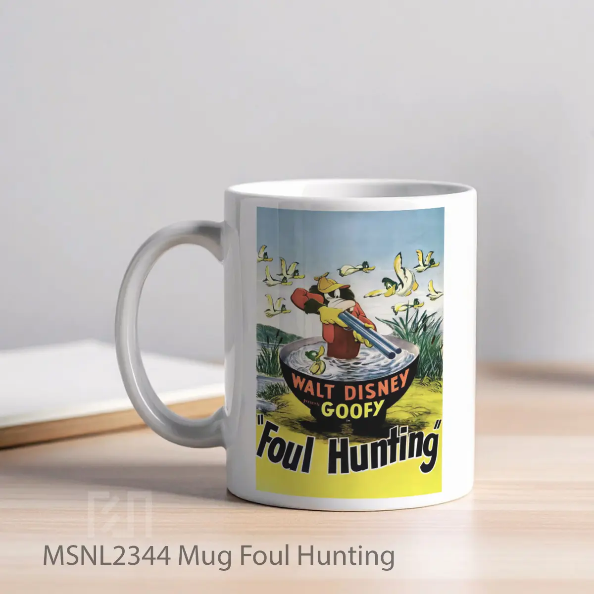 Mug Foul Hunting Gelas Keramik Tema Film MSNL2344 - Tampak Kiri