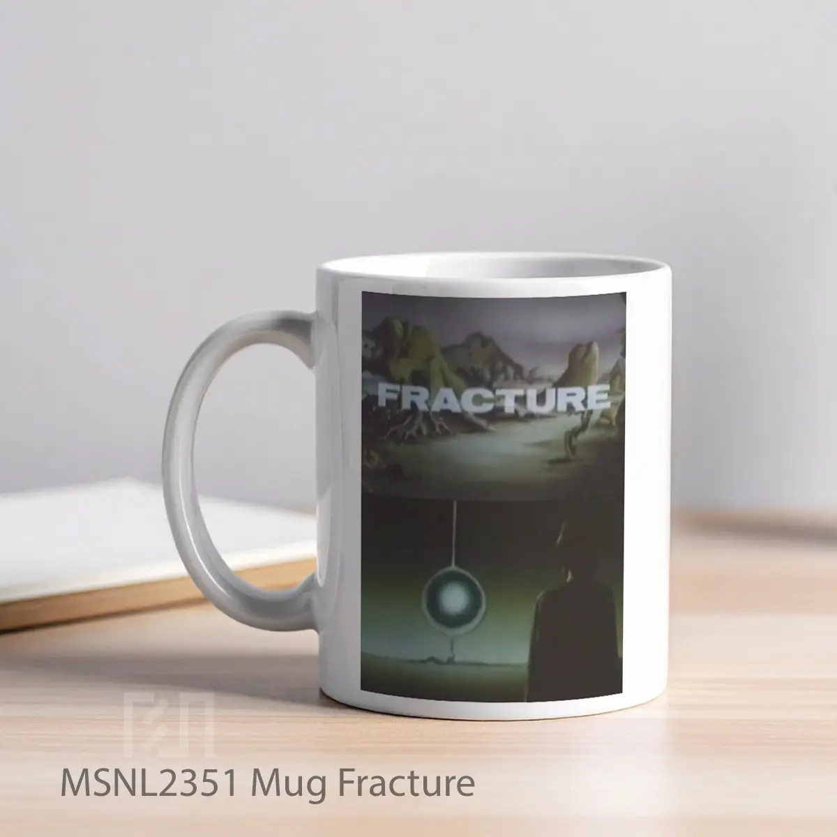 Mug Fracture Gelas Keramik Tema Film MSNL2351 - Tampak Kiri