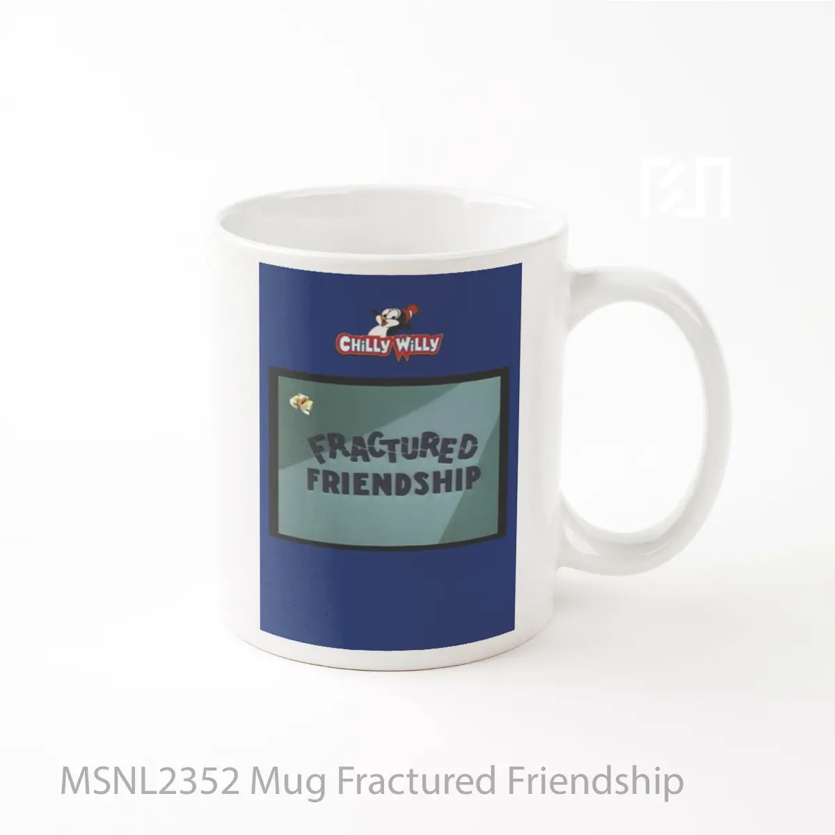 Mug Fractured Friendship Gelas Keramik Tema Film MSNL2352