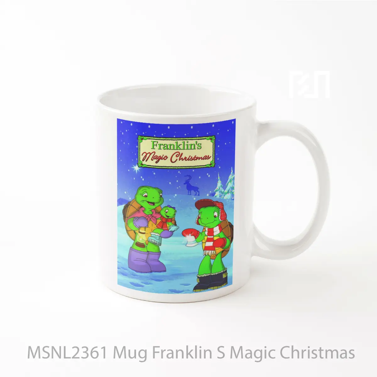 Mug Franklin S Magic Christmas Gelas Keramik Tema Film MSNL2361