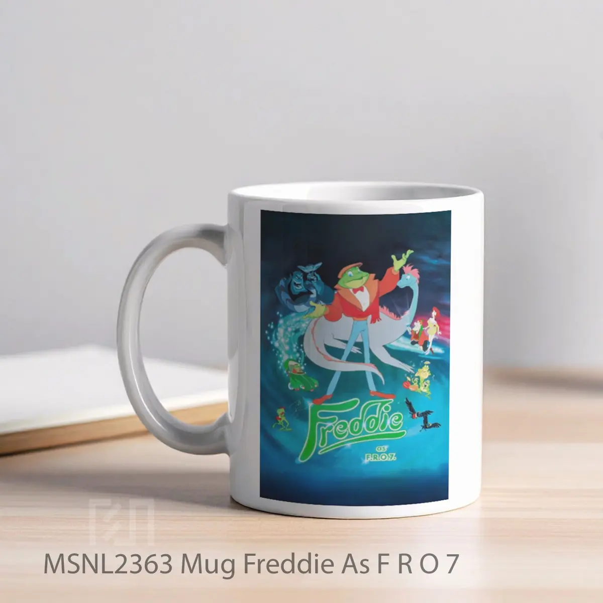 Mug Freddie As F R O 7 Gelas Keramik Tema Film MSNL2363 - Tampak Kiri